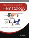 INTERNATIONAL JOURNAL OF HEMATOLOGY雜志封面